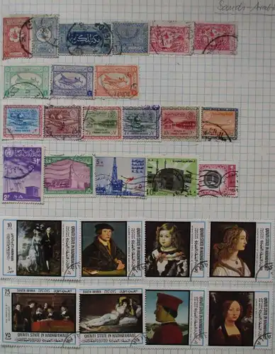 seltene umfangreiche Briefmarkensammlung Asien ab etwa 1900 (104760)