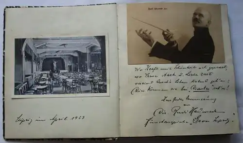 seltenes Künstler Autogramm Sammelbuch aus den Jahren 1928/1929 (110573)