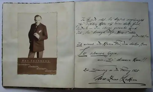 seltenes Künstler Autogramm Sammelbuch aus den Jahren 1928/1929 (110573)