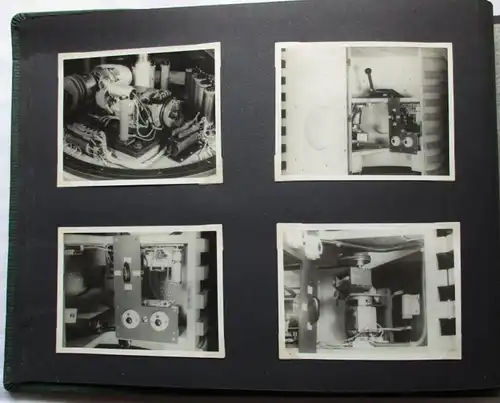 DDR Fotoalbum mit 120 Fotos mit Diplom Arbeiten an technischen Apparaten(144067)