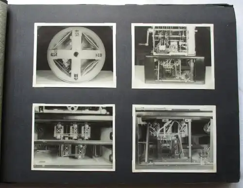 DDR Fotoalbum mit 120 Fotos mit Diplom Arbeiten an technischen Apparaten(144067)