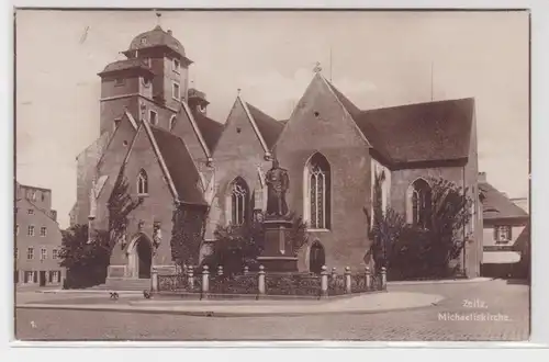 17828 Ak Zeitz Michaeliskirche 1924