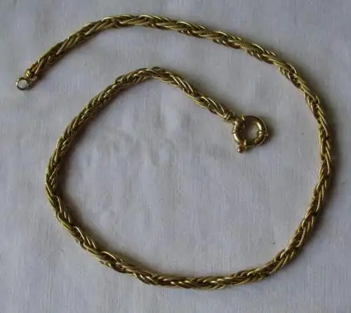 hochwertige 585er Gold Halskette mit kunstvoll verknüpften Gliedern (153448)