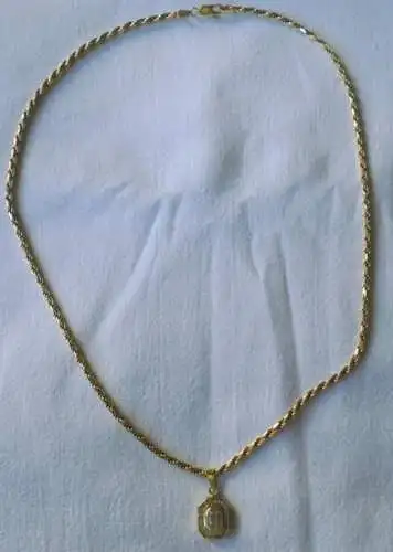 élégant collier de dames en or 585 avec pendentif en pierre (DI8288)