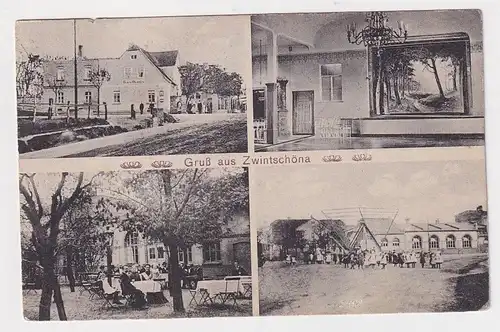 25004 Mehrbild Ak Gruss aus Zwintschöna 1912