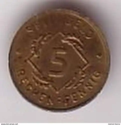 Spielgeld 5 Rechenpfennig Weimarer Republik 1924