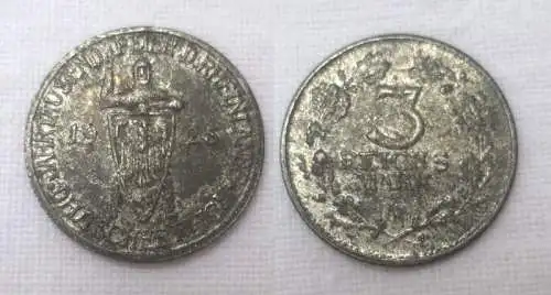 Spielgeld M?nze 3 Mark Rheinlandfeier 1925
