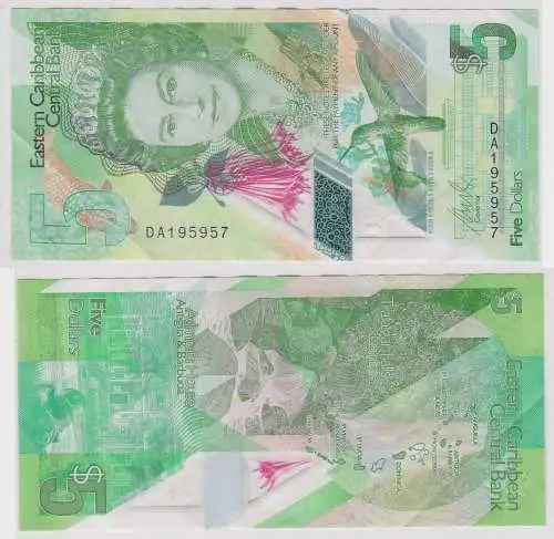 5 Dollar Banknote Eastern Caribbean Cantral Bank (171231)
