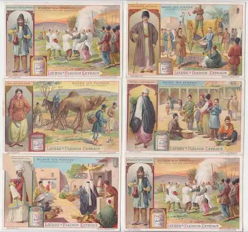 Liebigbilder Serie 705 "Bilder aus Persien" komplett 1907 (107477)