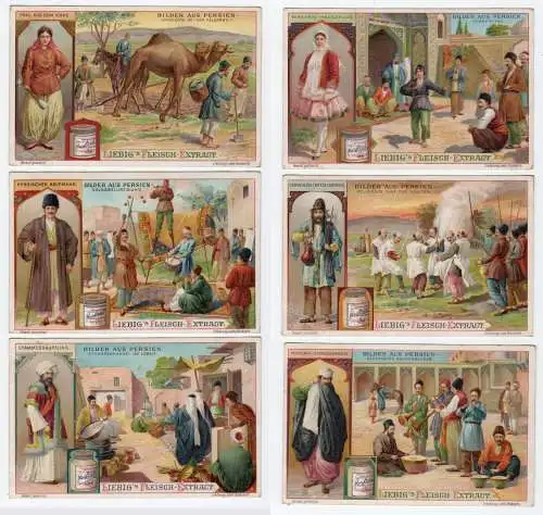 Liebigbilder Serie 705 "Bilder aus Persien" komplett 1907 (169047)