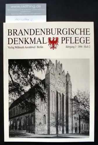 Brandenburgische Denkmalpflege. Jahrgang 3, Heft 2 / 1994.