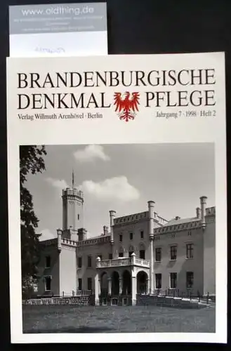 Brandenburgische Denkmalpflege. Jahrgang 7, Heft 2 / 1998.