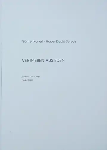 Kunert, Günter, Vendu d'Eden.