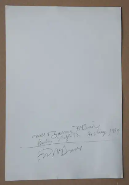 Fotographie: Konvolut von 5 schwarz/weiß Fotographien von Will McBride 1