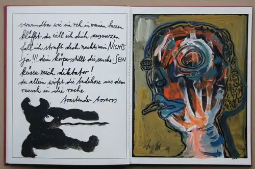 Unikatbuch: ''''Matthias'''' Baaader Holst: Golemeimer. Zeichnungen Klaus Zylla.