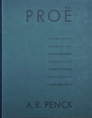 Penck, A.R.: Proë.