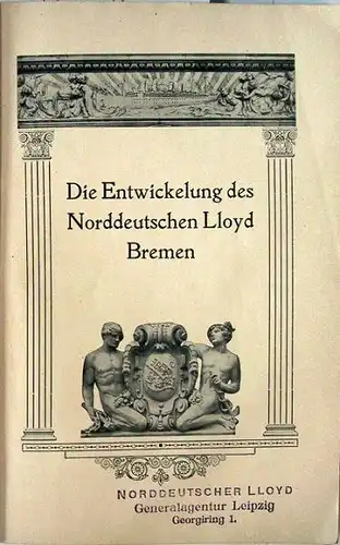 o.A.: Aus dem Betriebe des Norddeutschen Lloyd Bremen.