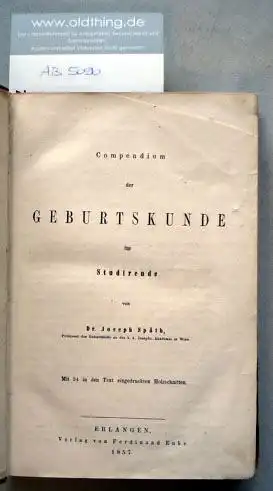 Späth, Joseph: Compendium der Geburtskunde für Studierende.