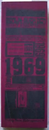 Fuchs, Günter Bruno (Hrsg.): Berlin-Buch der Neuen Rabenpresse mit einem Calendarium auf das Jahr 1969 unter Mitarbeit zeitgenössischer Autoren in Text und Grafik.
