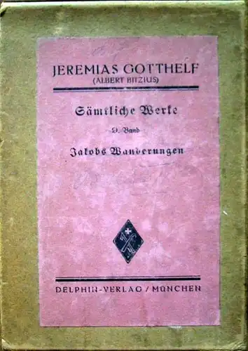 Gotthelf, Jeremias: Hans Bloesch Geld und Geist.