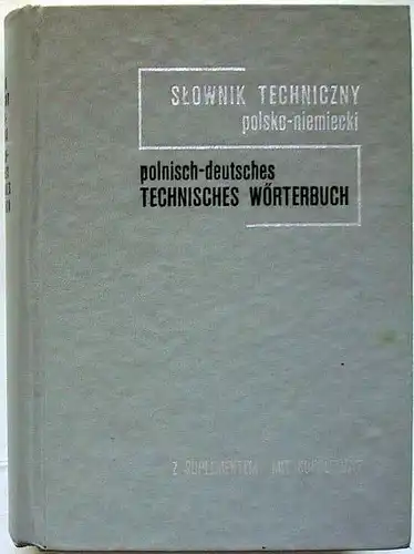 Koch, Zbigniew J.: Polnisch-Deutsches Technisches Wörterbuch.