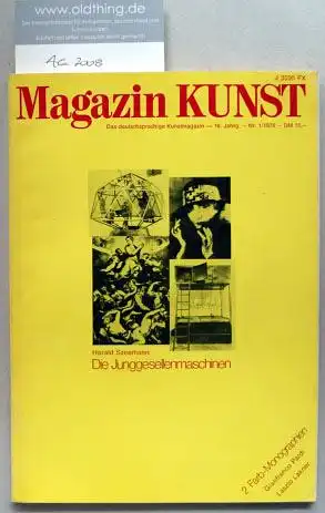 Baier, Alexander Hans (Hrsg.): Magazin KUNST. Das deutschsprachige Kunstmagazin. [Mit 18 Seiten Originalgraphik von Christian Ludwig Attersee].