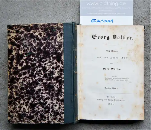 Müller, Otto Georg Volker, roman de 1848.