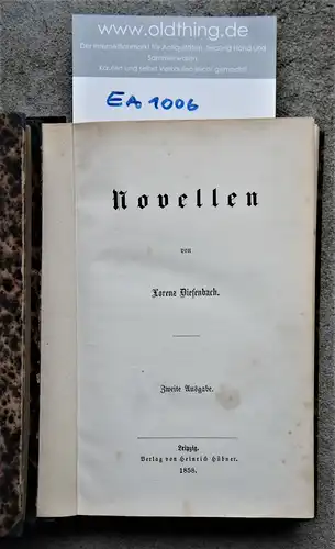 Diefenbach, Lorenz: Novellen. 