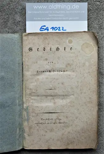 Pied d'orteil, Heinrich, poèmes.