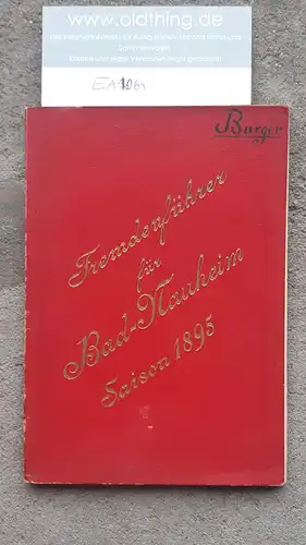 Fremden-Führer für Bad-Nauheim. Saison 1895. 