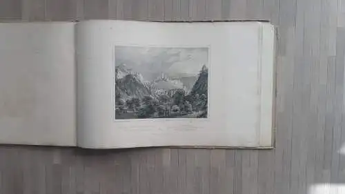 Scheuren, Caspar: Das Nahe-Thal. Von dem Ursprunge der Nahe bis zu ihrer Mündung in den Rhein. Nach der Natur aufgenommen von J.C. Scheuren. Auf Stein gezeichnet von A. Borum und A. Brandmayer. Mit lithogr. Titel von D. Levy, lithogr. Widmungsblatt...