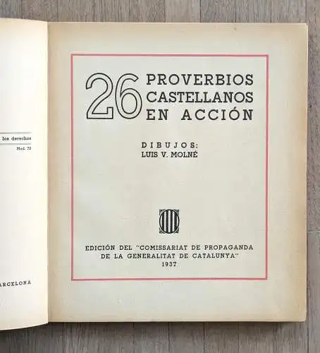 26 PROVERBIOS CASTELLANOS EN ACCIÓN. 