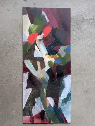 Ölgemälde "Der rote Hahn" von Karl Oppermann