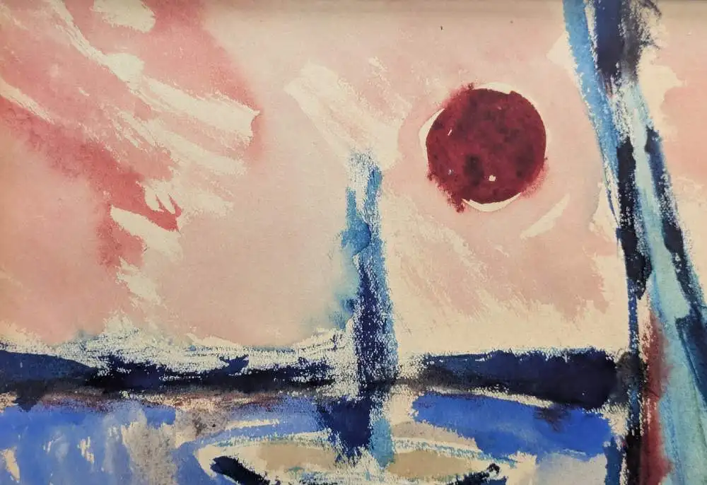 Aquarell von Max Schwimmer 2
