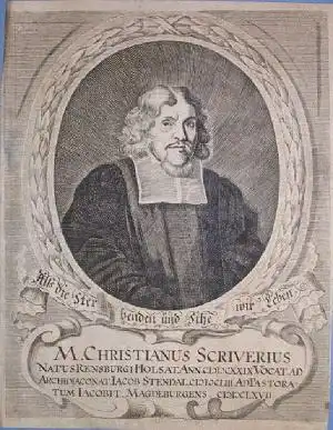 Kupferstich: M. Christianus Scriverius