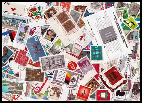 100 verschiedene postfrische Sondermarken Bundesrepublik aus der DM - Zeit