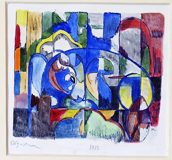 Zwei (2) Aquarelle nach Franz Marc. Nachkoloriert, Handarbeit, Unikate vom berühmten Appropriationskünstler Edgar Mrugalla (+2016), Hommage an Franz Marc von Mrugalla, mit Bleistift signiert.

Aus dem Nachlass eines verstorbenen Familienmitglieds. 1