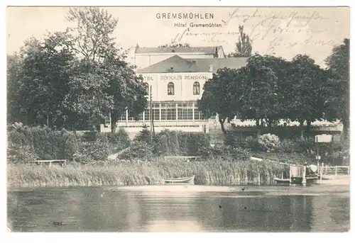 AK Gremsmühlen, Hôtel et Pension Gremsmühlen, gel. 1907