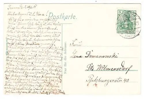 AK Gernrode i. Résine avec Stubenberg et Hagental, gel. 1911
