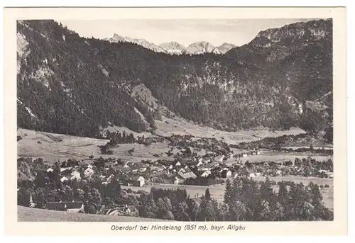 AK Oberdorf bei Hindelang, Mi.N° 250, gel. 1923