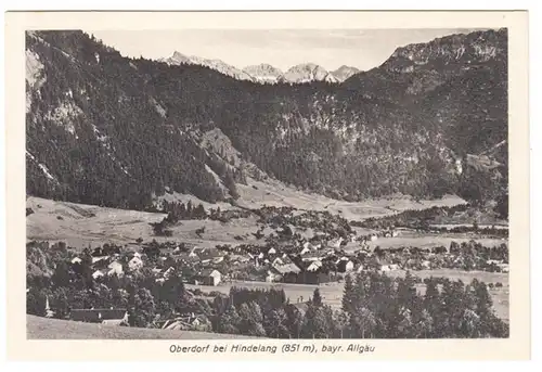 AK Oberdorf bei Hindelang, Mi.Nr. 250, gel. 1923