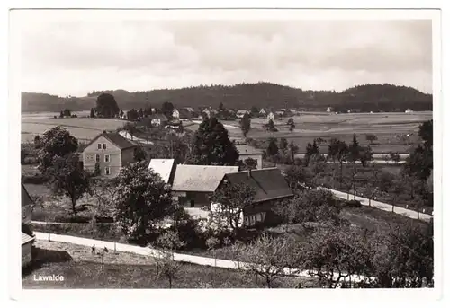 AK Lawalde, Panoramaansicht, gel. 1944