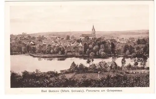 AK Bad Buchow, Panorama am Griepensee, ohnl.