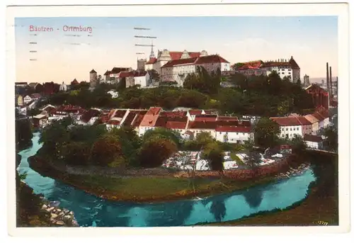 AK Bautzen, Die Ortenburg, gel. 1918