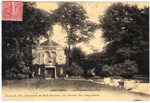 CPA Longjumeau, La Chapelle Saint Eloi, gel.