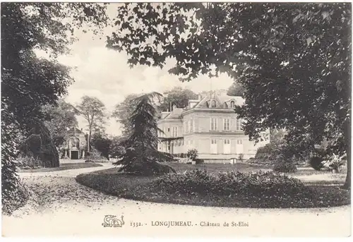 CPA Longjumeau, Chateau de Saint Eloi, ungel.