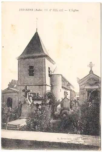 CPA Jessains, L'Eglise, imparfaite