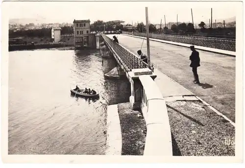 CPA Hendaye, Le Pont International, La Bidassoa, engel. 194 ?