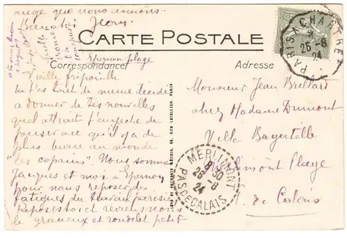CPA Epernon, Vue generale, gel. 1924