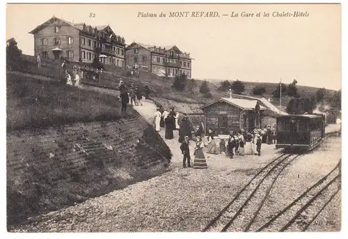 CPA Plateau du Mont Revard, La garde et les Chalets-Hôtels, ohn.